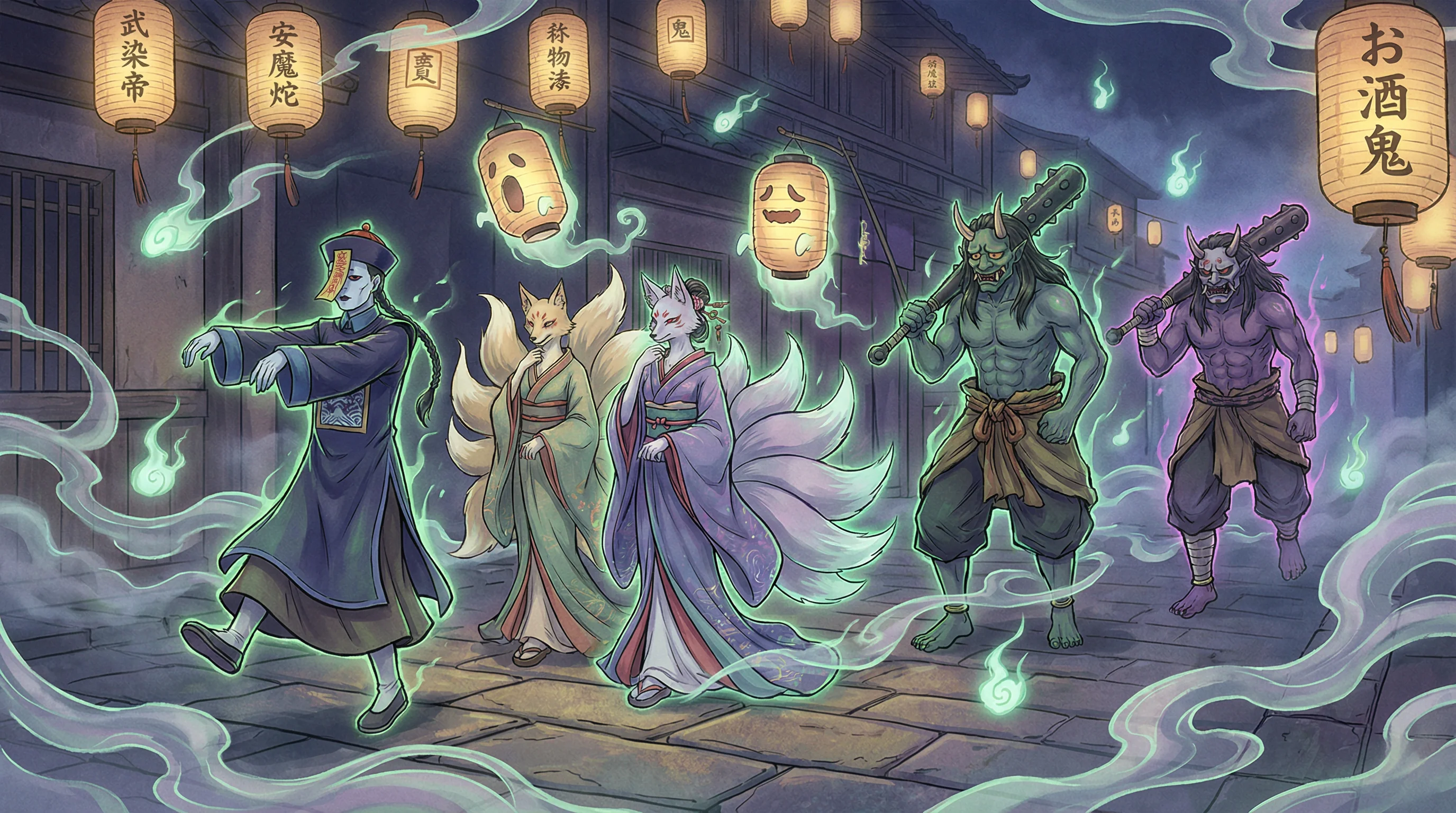 百鬼夜行 - 就去吻最新网址 中日鬼怪动漫